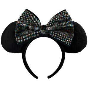 Tokyo Disney Resort Embellished Beaded Minnie Mouse Ears Headband Costume Multi